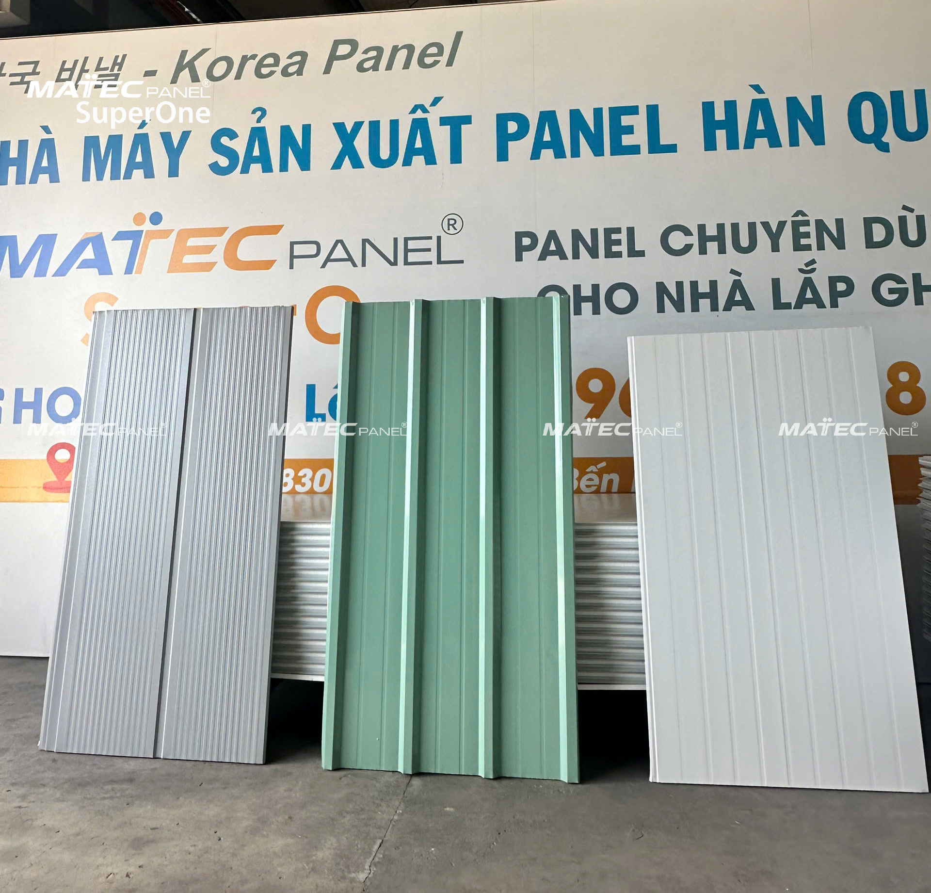 Bộ 3 sản phẩm panel vách, tường, mái lợp chuyên dùng cho nhà dân dụng
